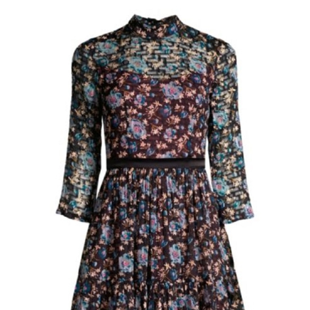 Rebecca Taylor Floral Solstice Dress - Picture 5 of 8